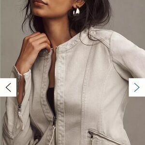 Anthropologie (Marrakech) Collarless Seamed Jacket